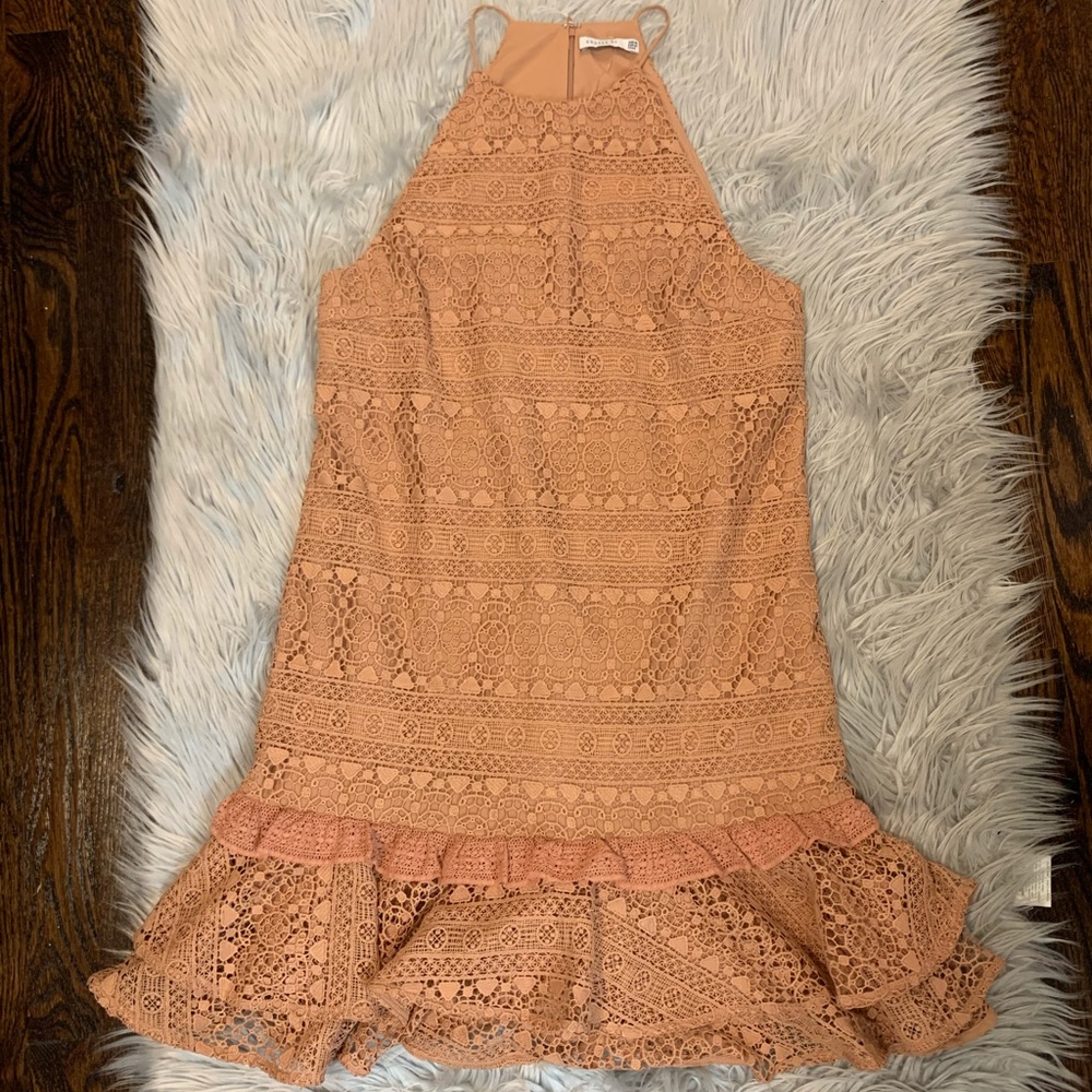 COOPER ST Women’s Lace Halter Shift Dress